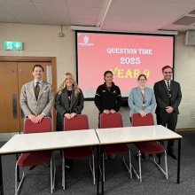 A First Question Time for our Year 9s