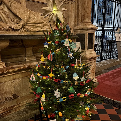 Lower School Pupils Shine at Christmas Tree Festival