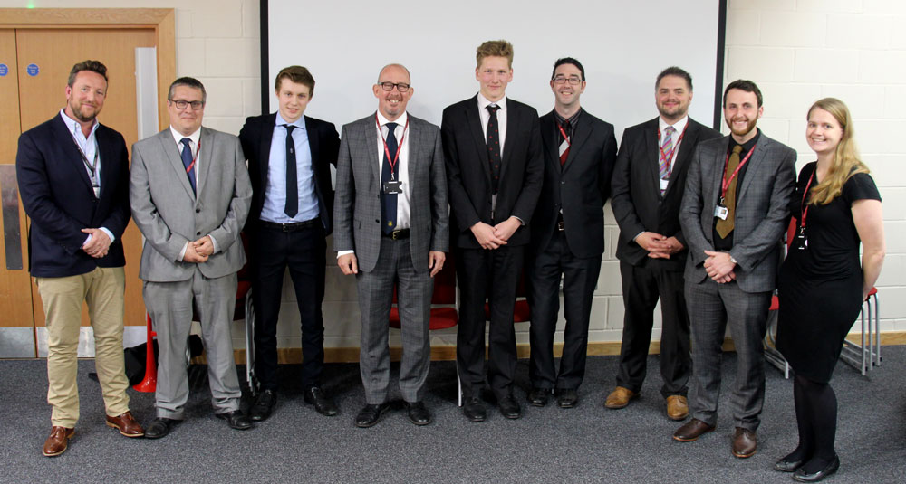 Jonathan Hobbs visits Shiplake College to join panel of judges