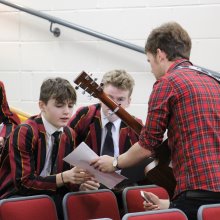 Song-writing Masterclass Leaves Pupils Reeling! Song-writing Masterclass Leaves Pupils Reeling!