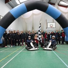 Whizzing Around in Go-Karts!