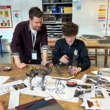 Baptism of Wire for Year 10 Artists