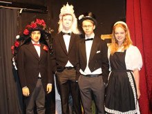 Actors Lead Audience to Wonderland Actors Lead Audience to Wonderland