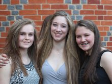 Girls Celebrate Sporting Successes Girls Celebrate Sporting Successes