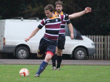 Staff Footballers Edge Out Rivals Staff Footballers Edge Out Rivals