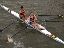 Rowers Race the Pairs Head